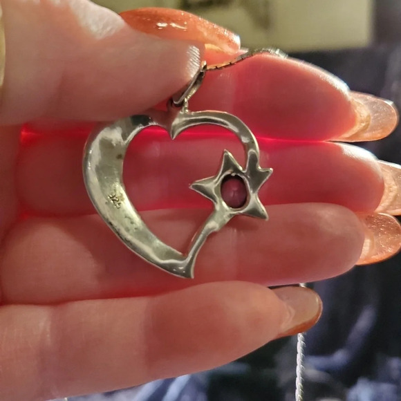 0277. Awesome Pendant & Chain is Sterling Silver ~ Marcasite ~ Ameythist ~ !!! - Picture 8 of 9